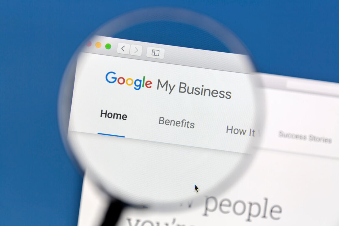 panel usługi Google Moja Firma