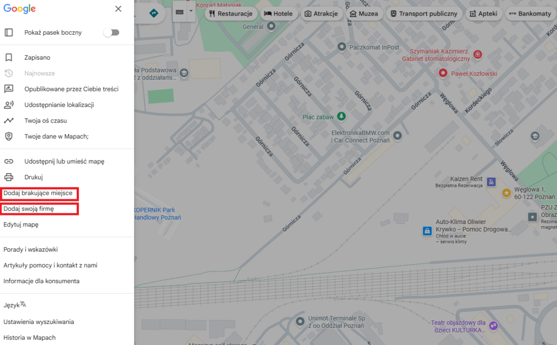 Jak dodać brakujące miejsce (firmę) do Google Maps? - zdjęcie nr 3
