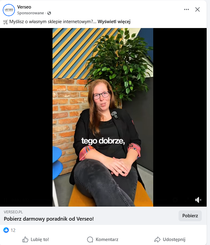 Format wideo w Meta Ads – podgląd. Wideo jako narzędzie reklamowe w Meta.